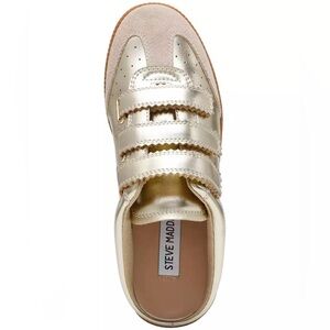 Steve Madden Metallic Gold Sneaker mules